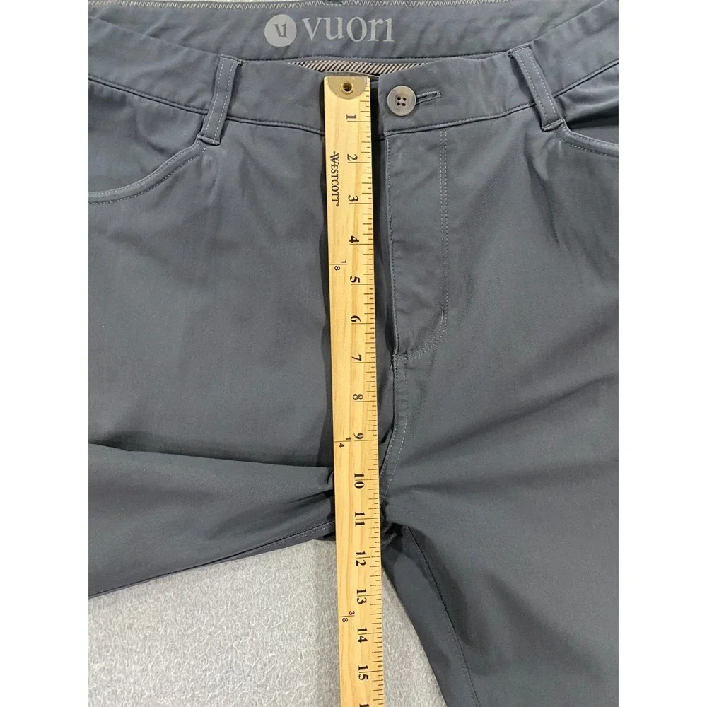Vuori Pants Mens Size 36x30 Blue Meta Performance Trouser Chino Straight Pockets